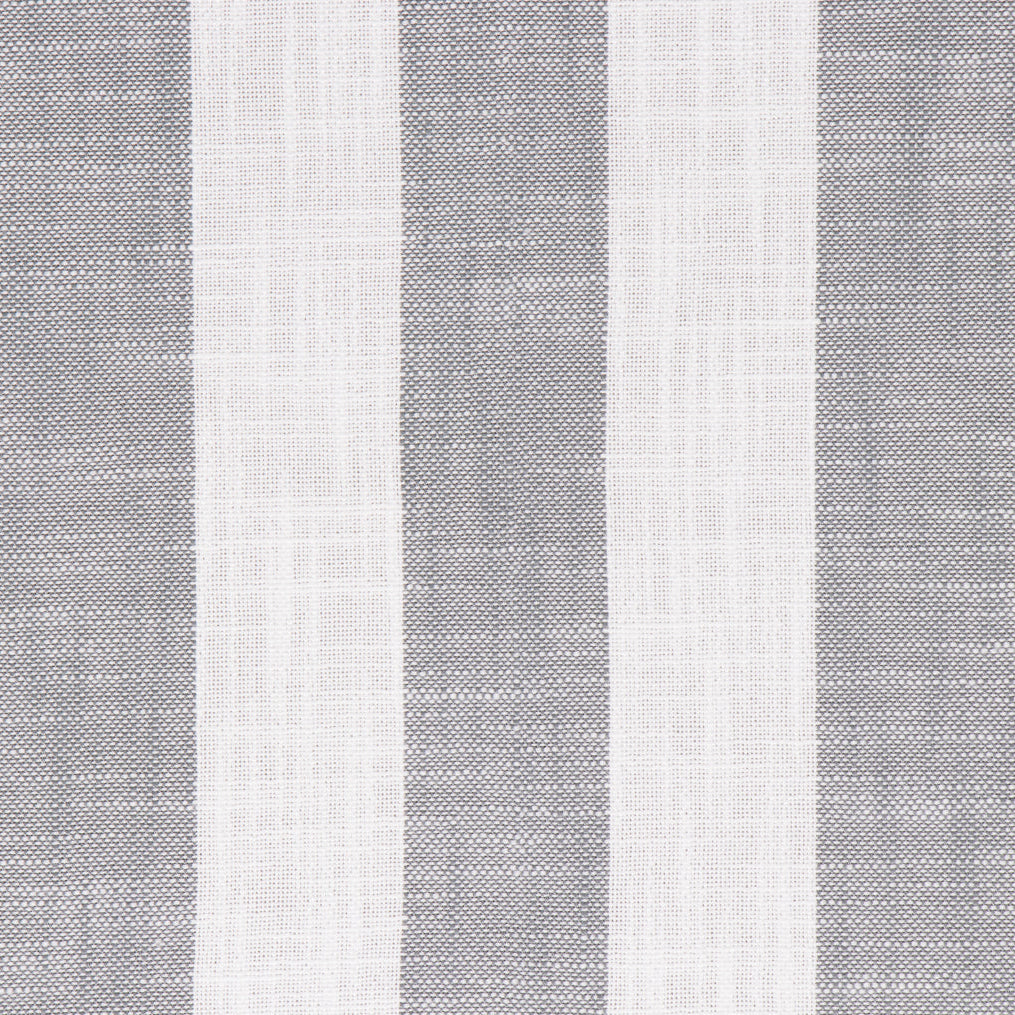 Grey and white stripe fabric