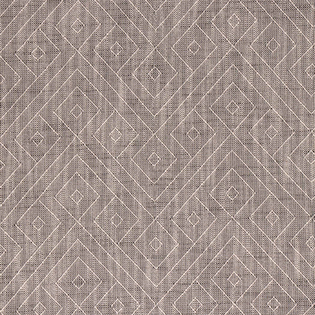Textile pattern with geometric diamond design on a neutral background