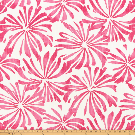 Aria Flamingo Slub Canvas
