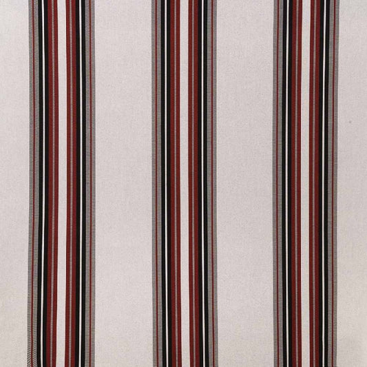 Burgundy / Black / White 4798-0000 46-Inch Stripes Awning / Shade Fabric