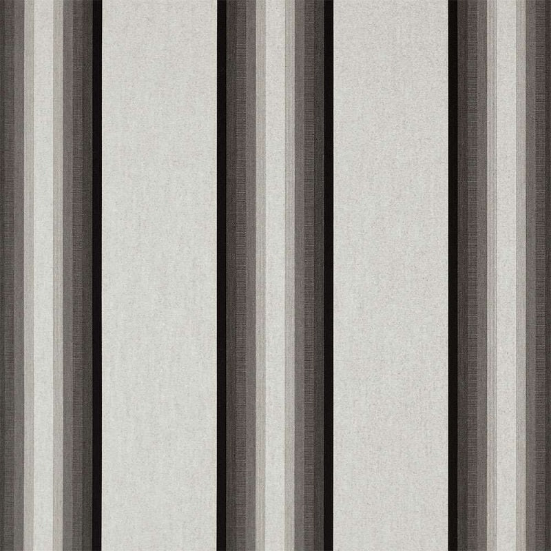 Grey / Black / White 4799-0000 46-Inch Stripes Awning / Shade Fabric