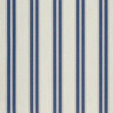 Navy / Taupe Fancy 4916-0000 46-Inch Stripes Awning / Shade Fabric