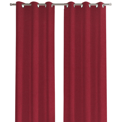 Sunbrella® Outdoor / Indoor Drapery Panel Canvas Burgundy 5436-0000