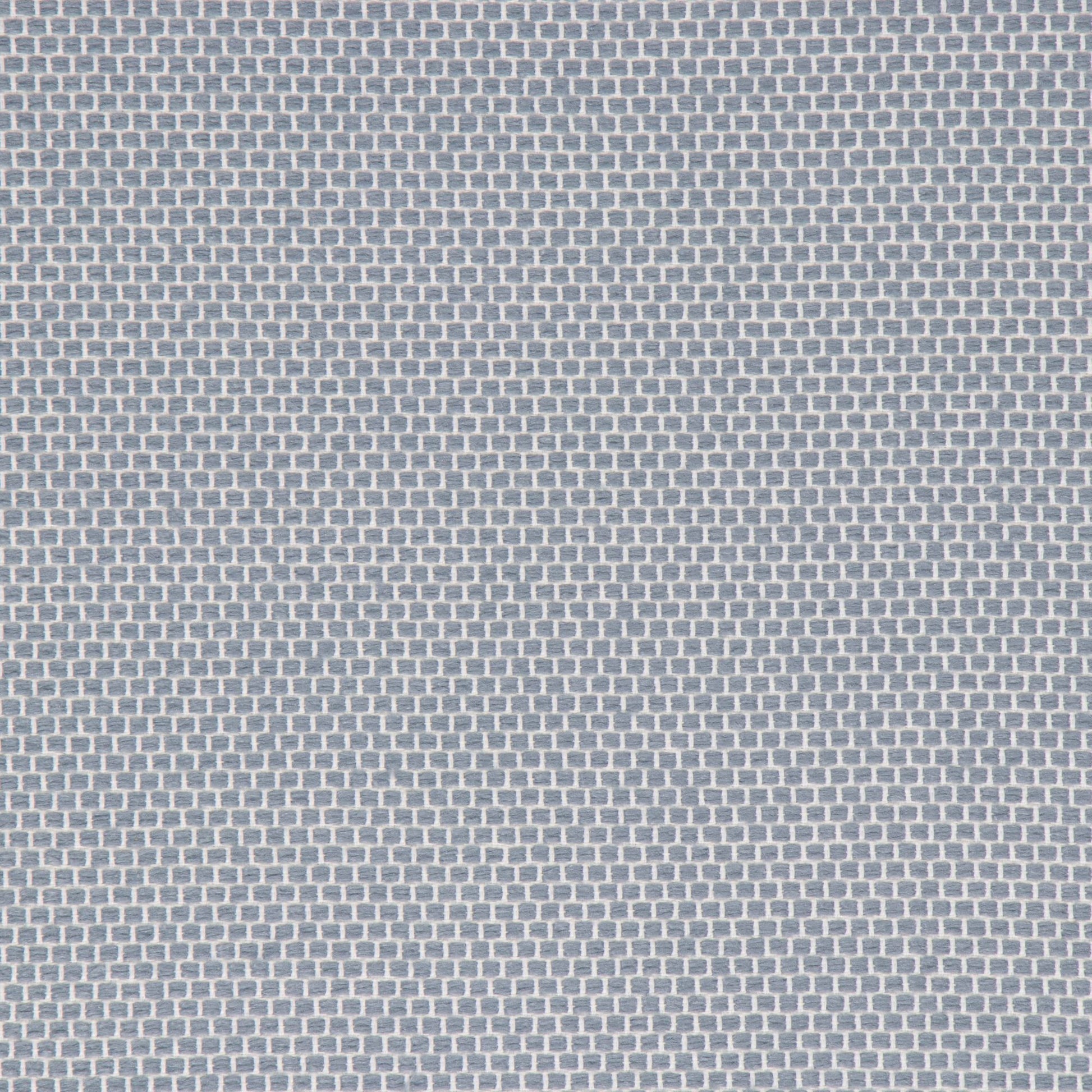 Textured blue patterned fabric swatch