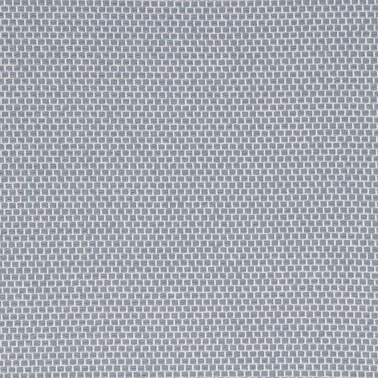 Textured blue patterned fabric swatch