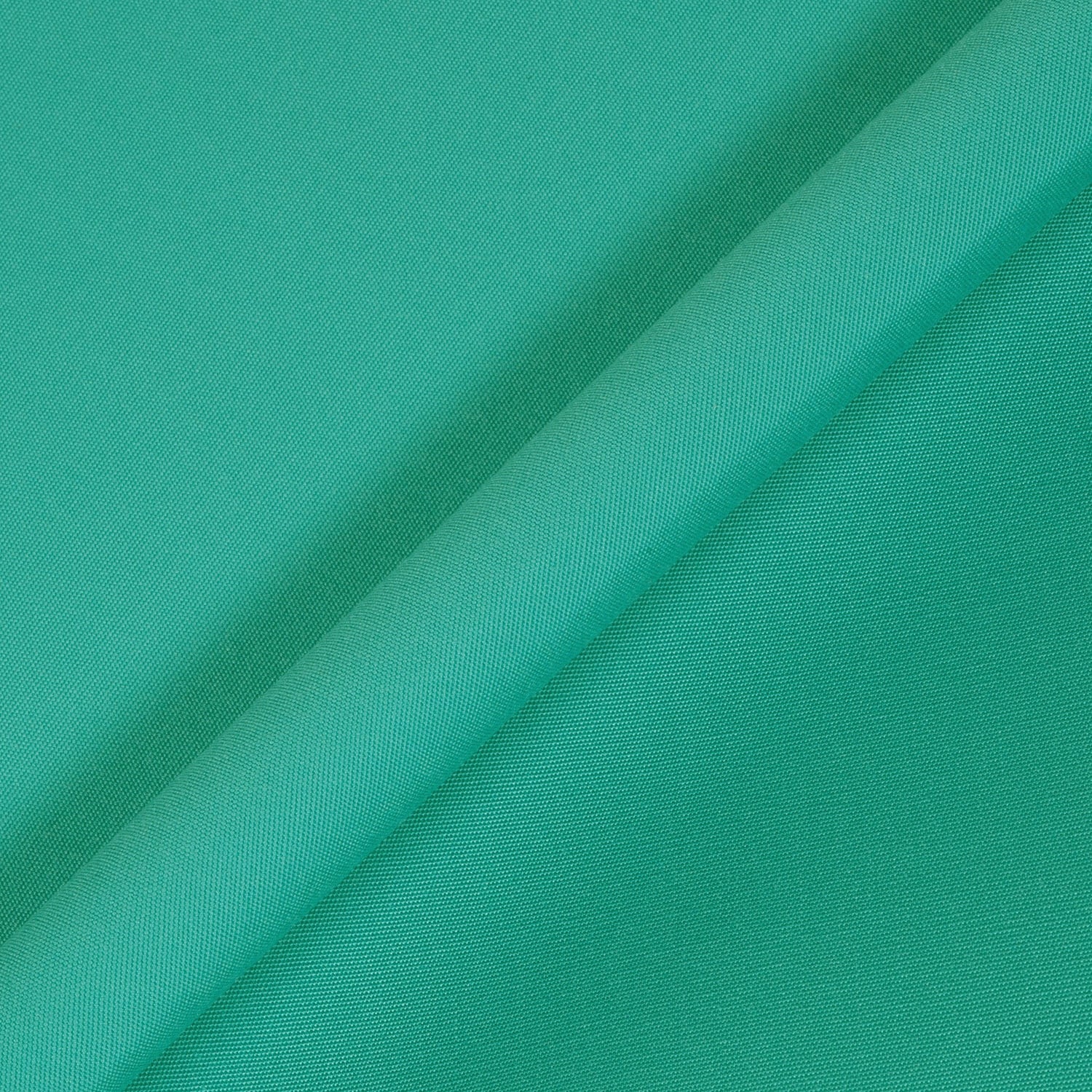Close-up of teal fabric with a subtle texture