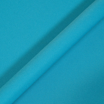 Close-up of blue fabric with a diagonal pattern