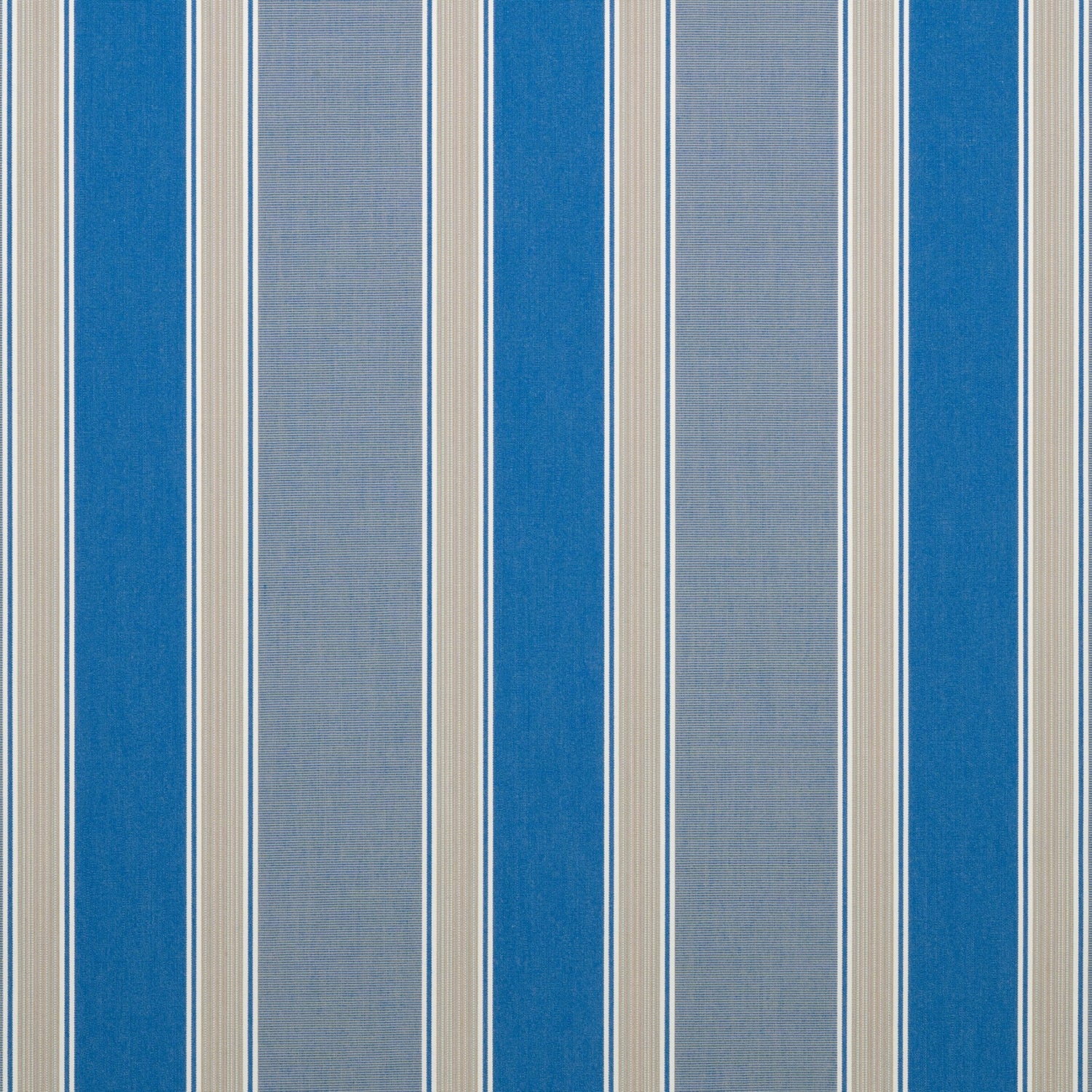 Pattern of blue and gray vertical stripes on a textured fabric background