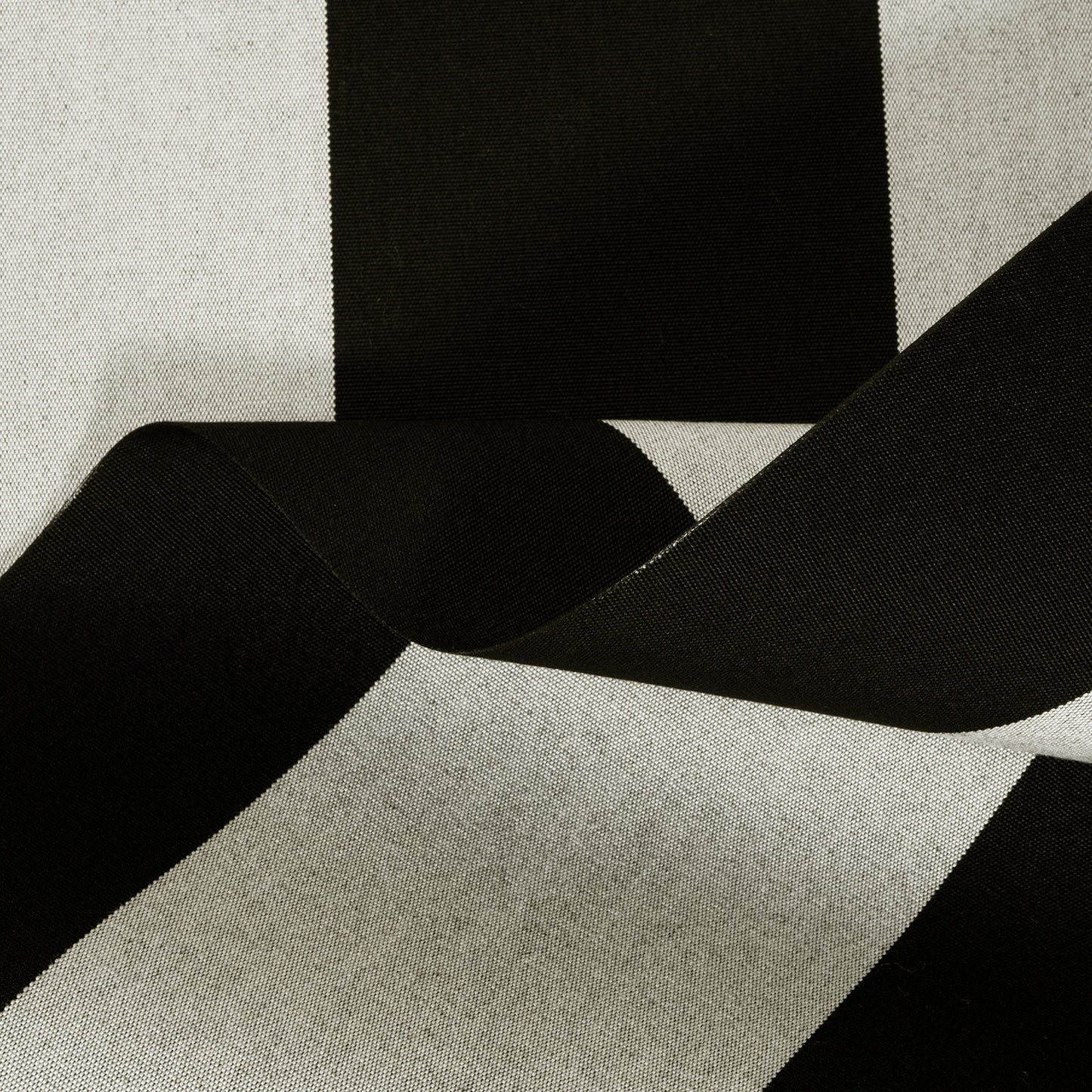 Beaufort Black / White 6 Bar 5704-0000 46-Inch Stripes Awning / Shade Fabric