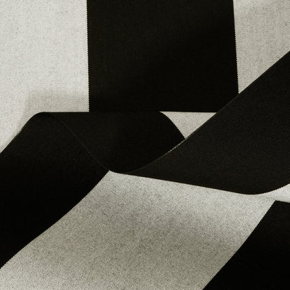 Beaufort Black / White 6 Bar 5704-0000 46-Inch Stripes Awning / Shade Fabric