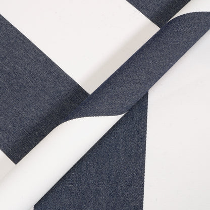 Beaufort Captain Navy 4708-0000 46-Inch Stripes Awning / Shade Fabric