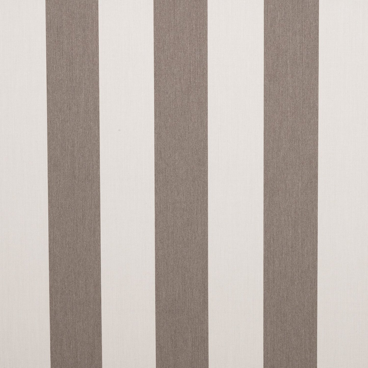 Textured fabric with alternating brown and white vertical stripes on a neutral background