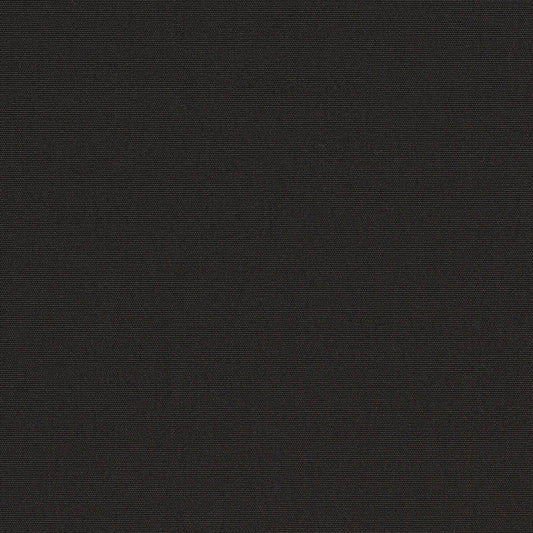 A close-up view of black Sunbrella awning fabric.