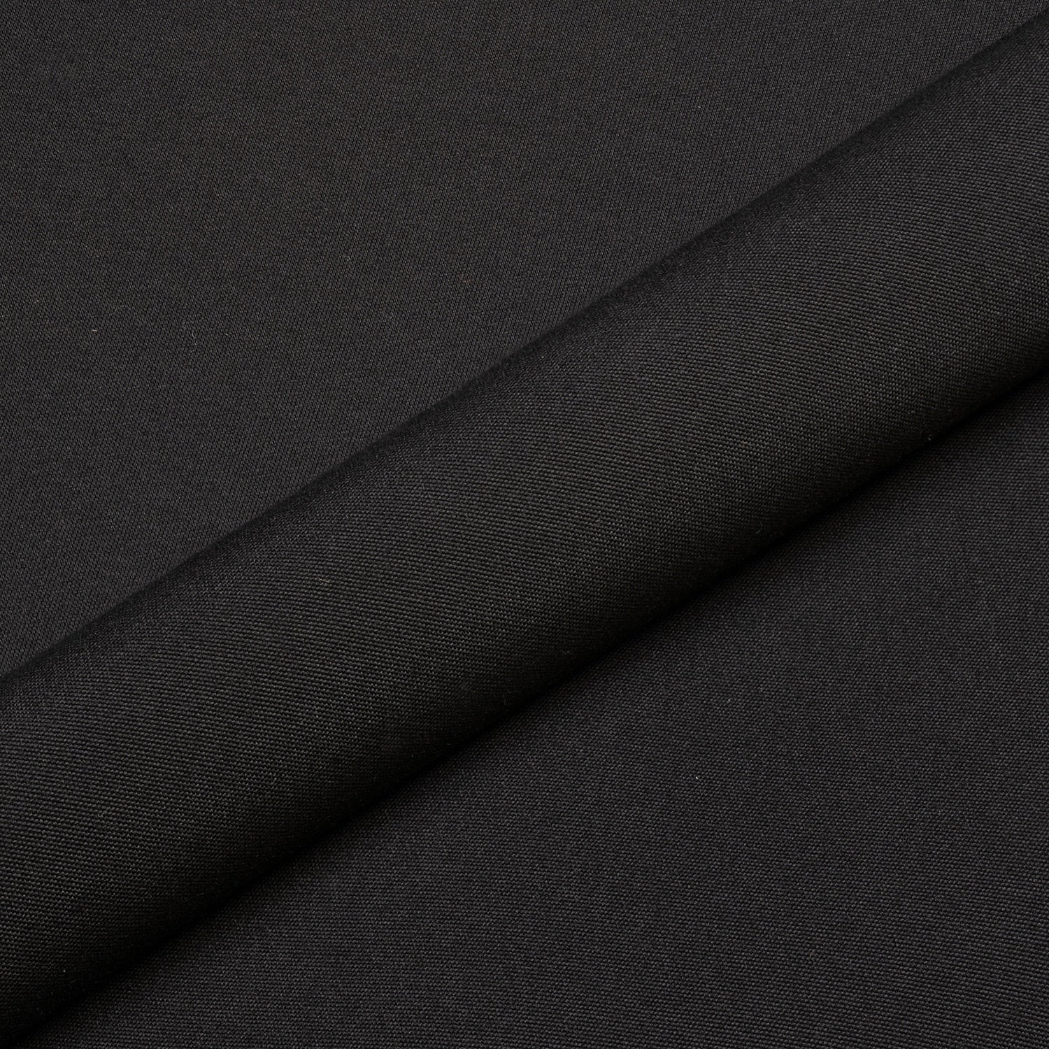 Black fabric with a subtle texture on a black background
