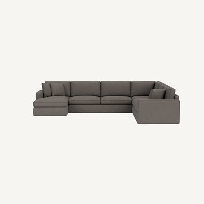 Blend Coal 16001-0008 upholstered on a sofa