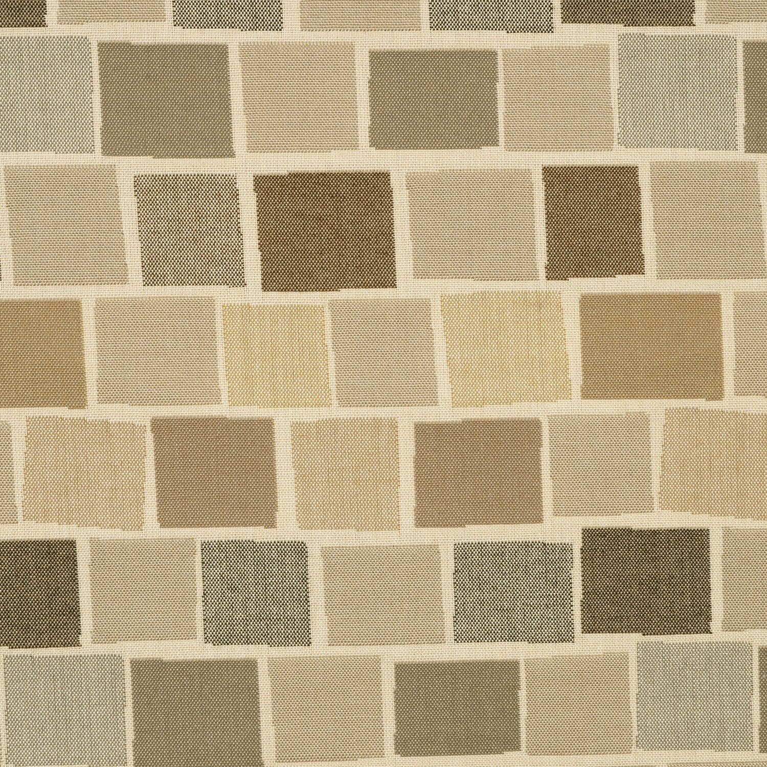 Pattern of square tiles in various shades of brown and beige