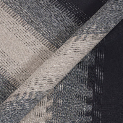 Close-up of textured fabric with gray and black patterns