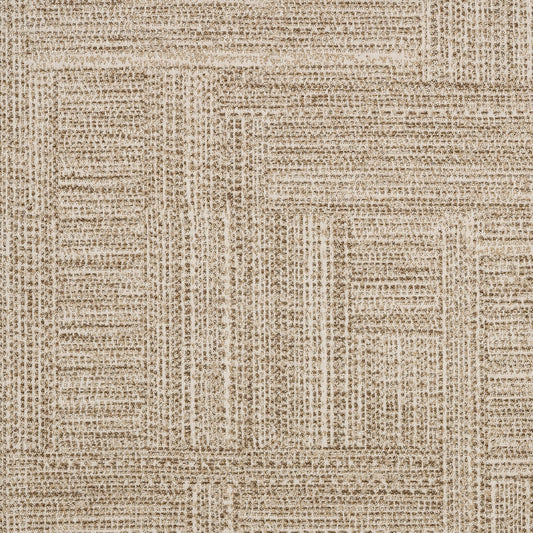 Textured beige patterned wallpaper