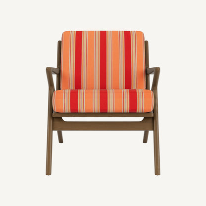 Bravada salsa on a chair cushion