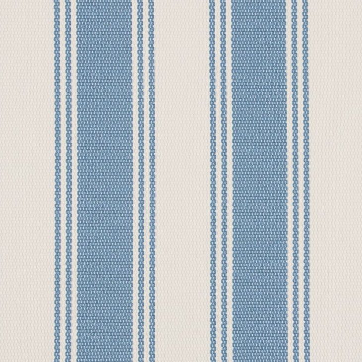 Textile pattern with blue and white stripes on a neutral background