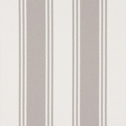 Textured fabric with horizontal stripes on a light gray background