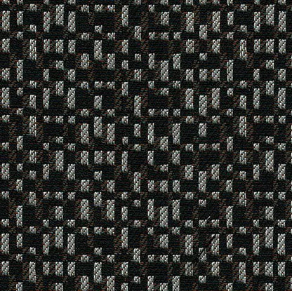 Close-up of a textured black and gray fabric pattern