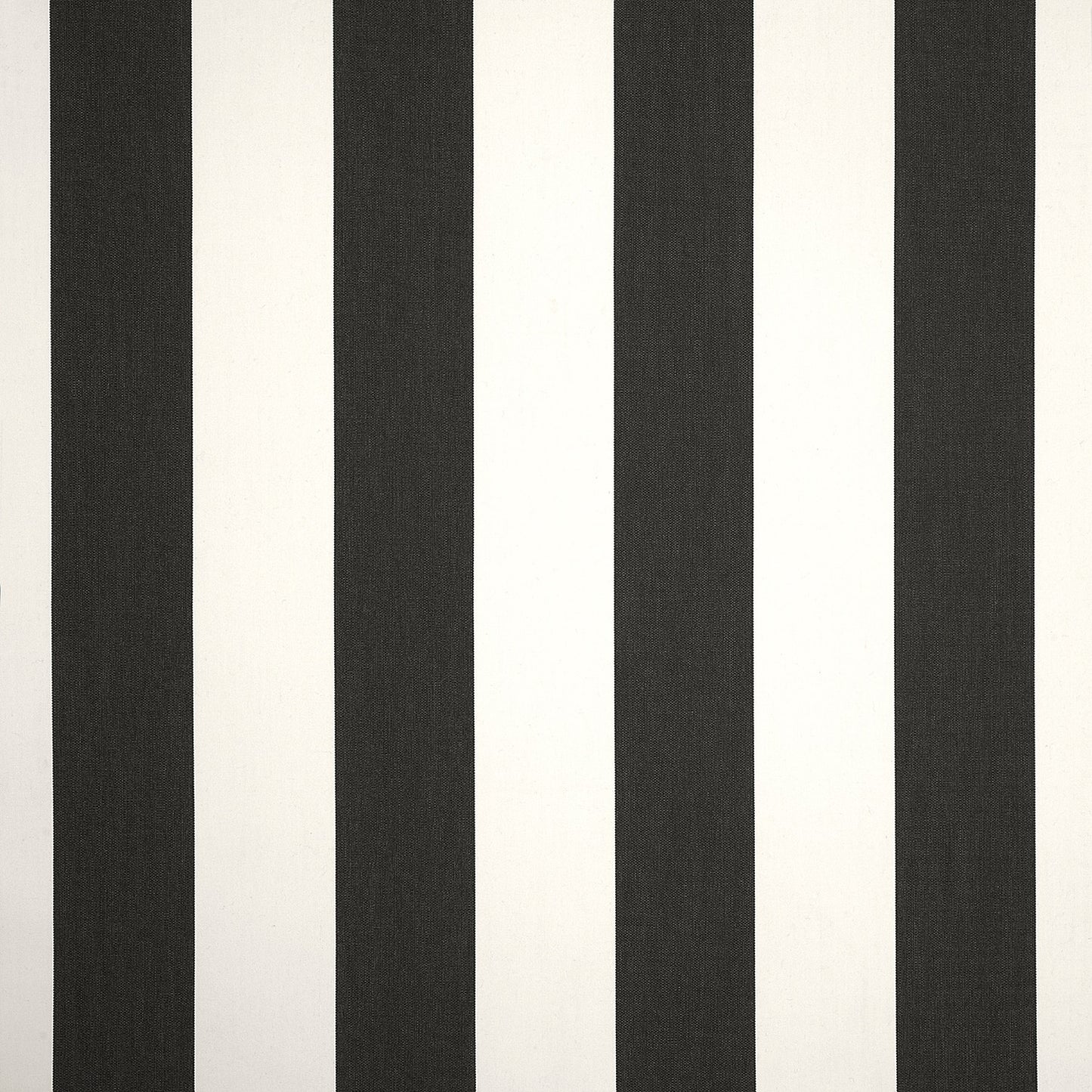 A close-up image of a black and white striped pattern fabric.