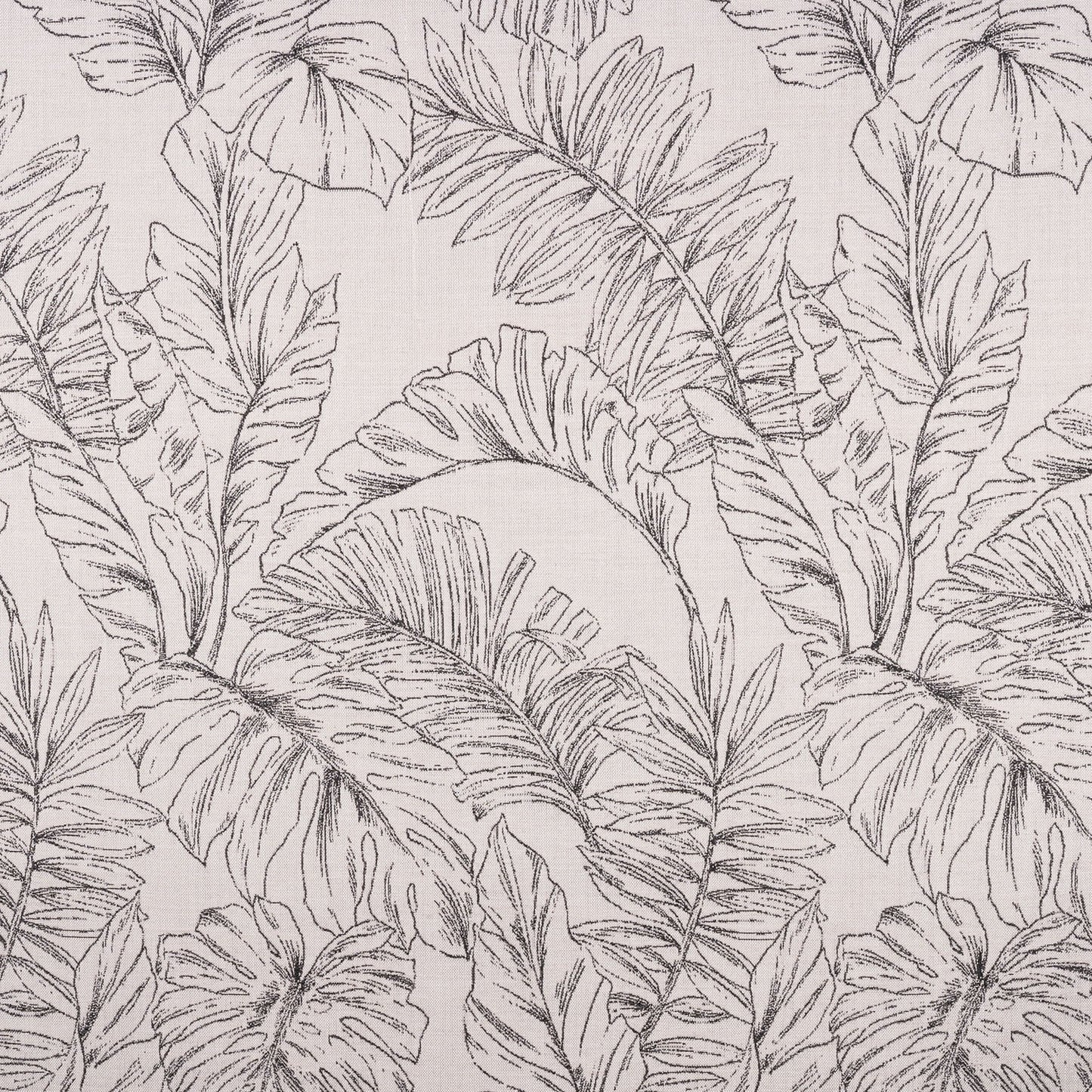 Pattern of tropical leaves on a light background