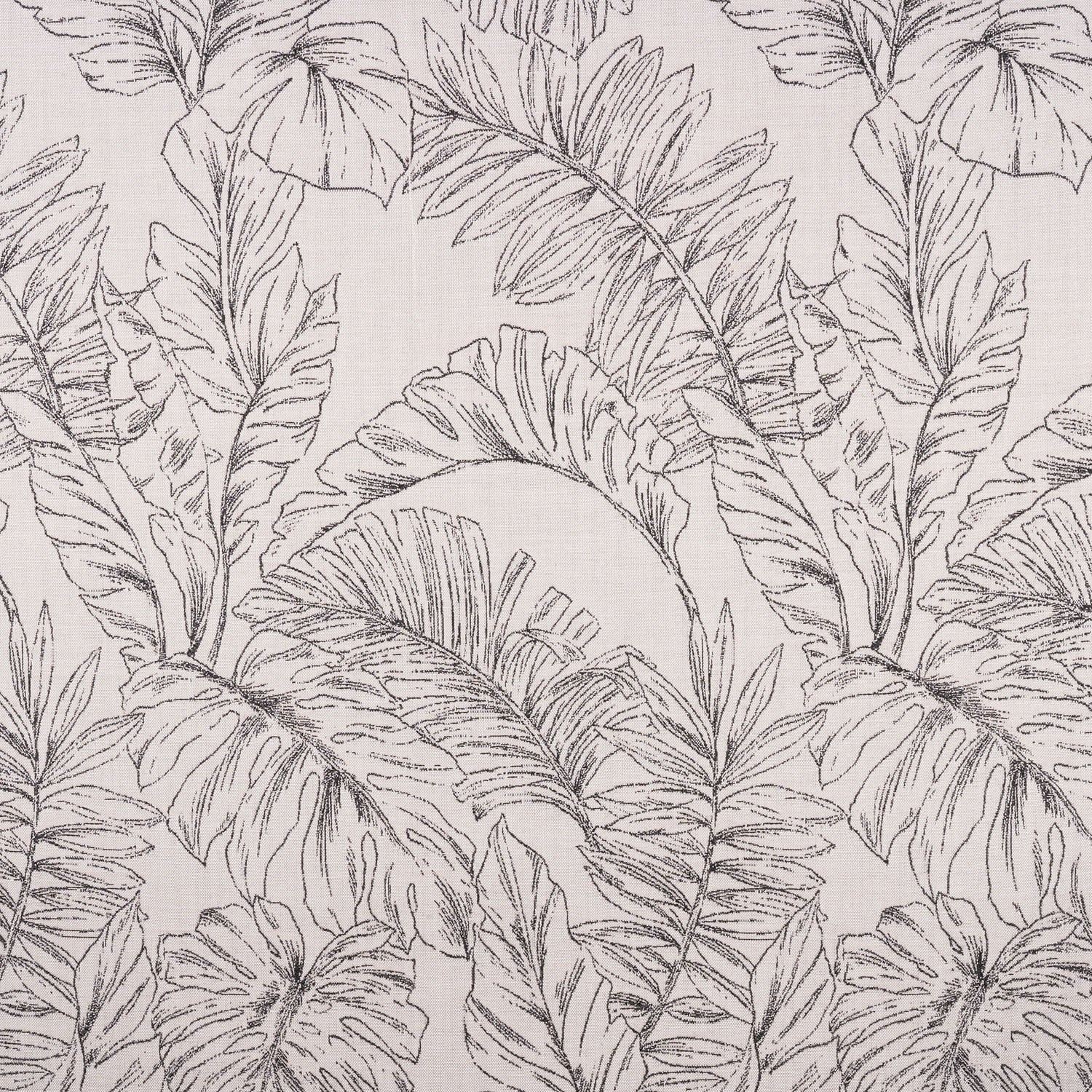 Pattern of tropical leaves on a light background