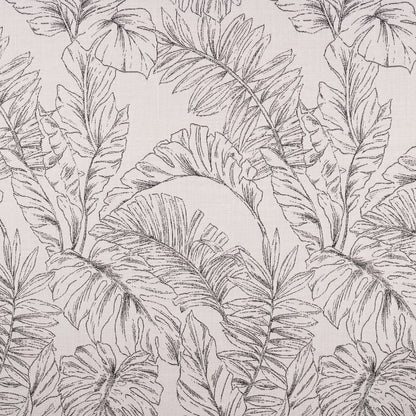 Pattern of tropical leaves on a light background