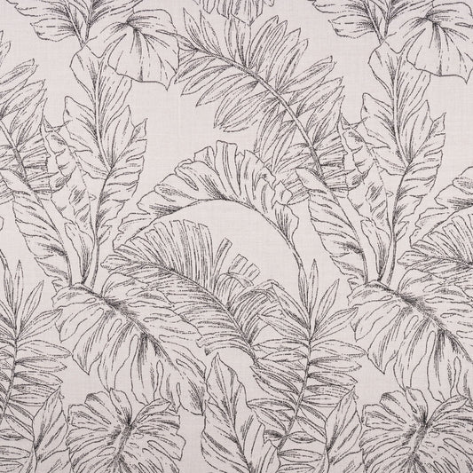 Pattern of tropical leaves on a light background