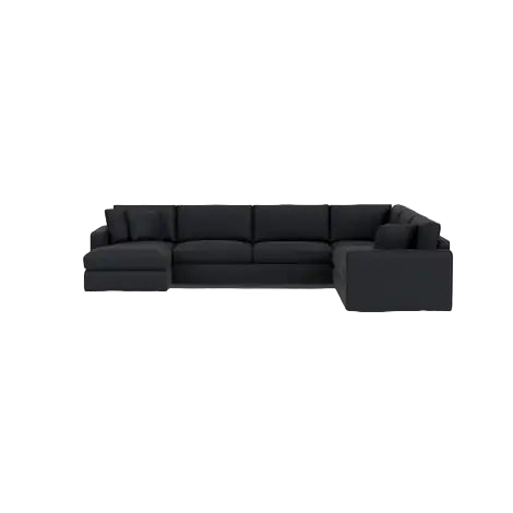 Canvas Raven Black 5471-0000 sofa