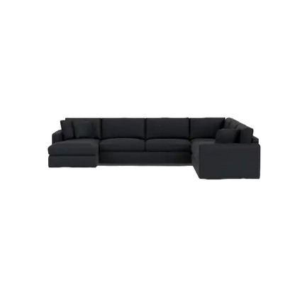 Canvas Raven Black 5471-0000 sofa