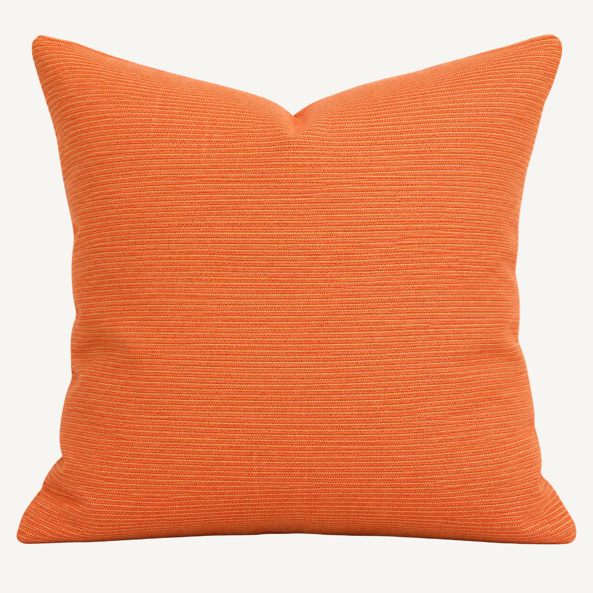 Sunbrella® Outdoor Throw Pillow Canvas Tangerine 5406-0000