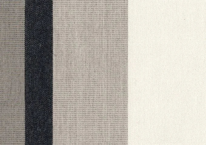 Textured fabric pattern with black, gray, and white stripes