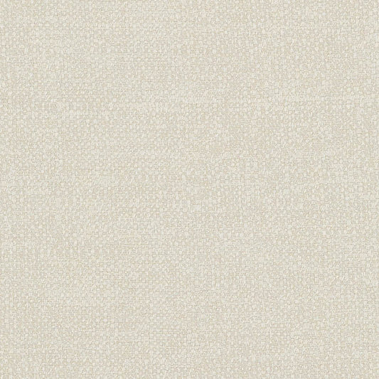 A swatch of beige-colored fabric with a textured weave pattern.