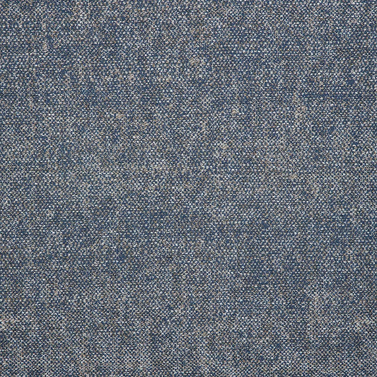 Close-up view of a blue solid pattern fabric.