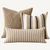 Natural Dune Throw Pillow Set
