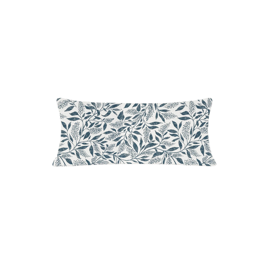 Sunbrella® Outdoor Lumbar Throw Pillow Exquisite Indigo 146273-0002