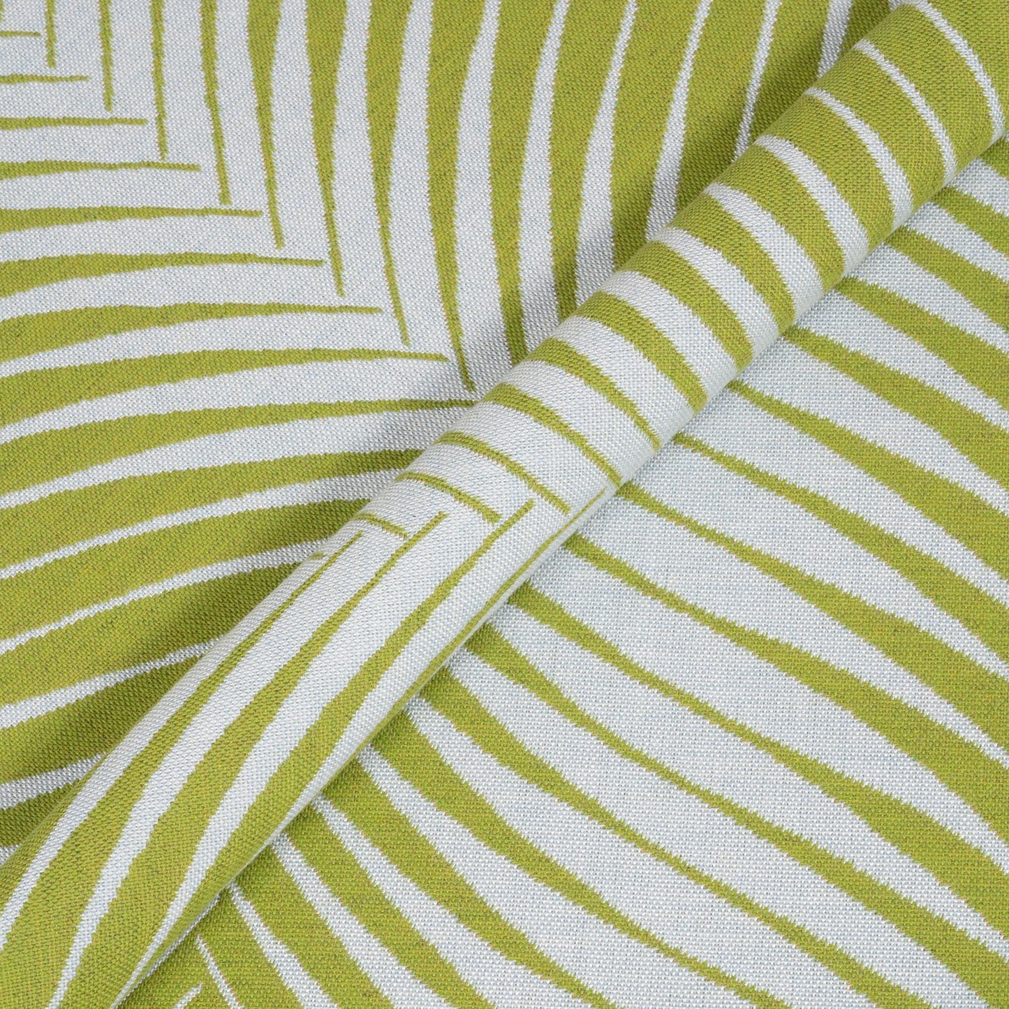 Close-up of green and white leaf fabric