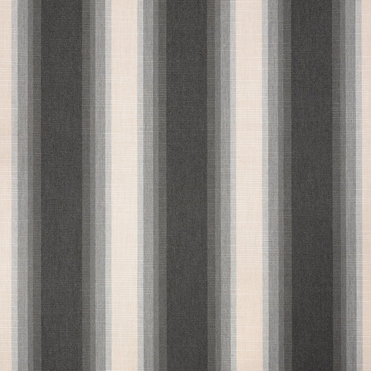 Textured fabric with alternating dark and light stripes