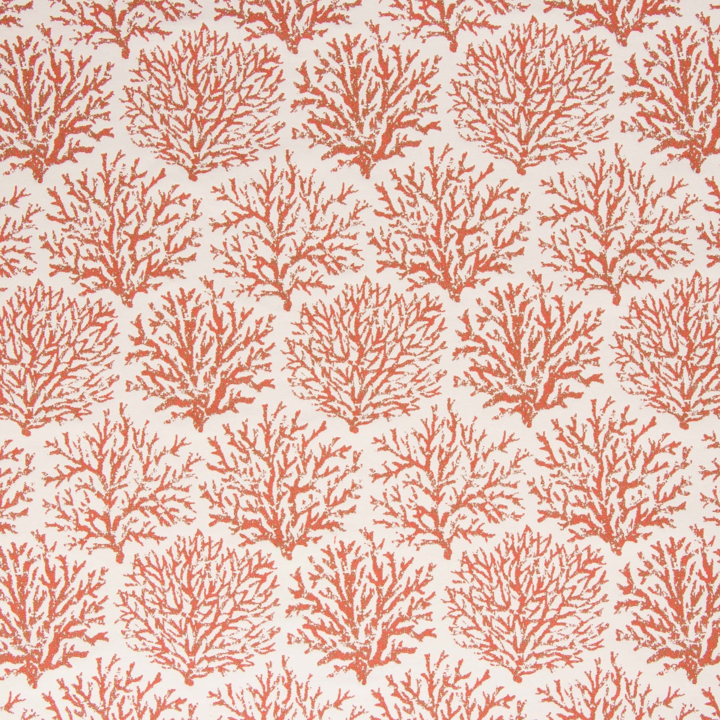 Pattern of red coral branches on a white background