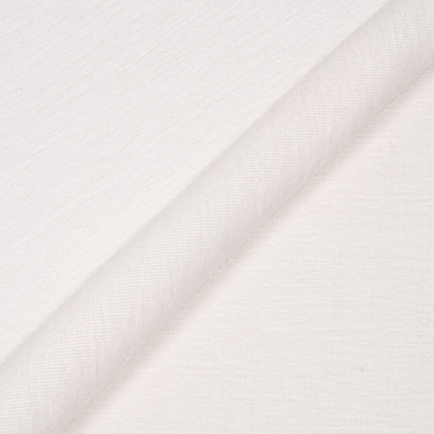 Close-up of white fabric with a subtle pattern