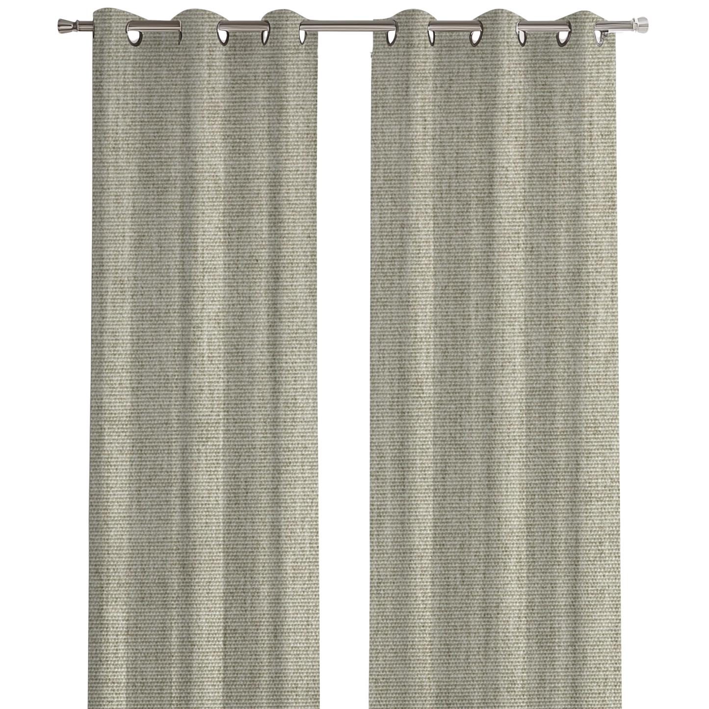 Sunbrella® Outdoor / Indoor Drapery Panel Canvas Granite 5402-0000