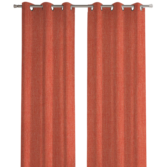 Sunbrella® Outdoor / Indoor Drapery Panel Canvas Persimmon 57013-0000