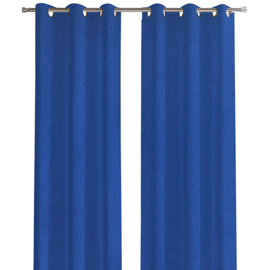 Sunbrella® Outdoor / Indoor Drapery Panel Canvas True Blue 5499-0000