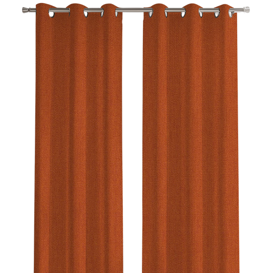 Sunbrella® Outdoor / Indoor Drapery Panel Canvas Rust 54010-0000