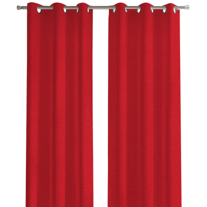 Sunbrella® Outdoor / Indoor Drapery Panel Canvas Jockey Red 5403-0000