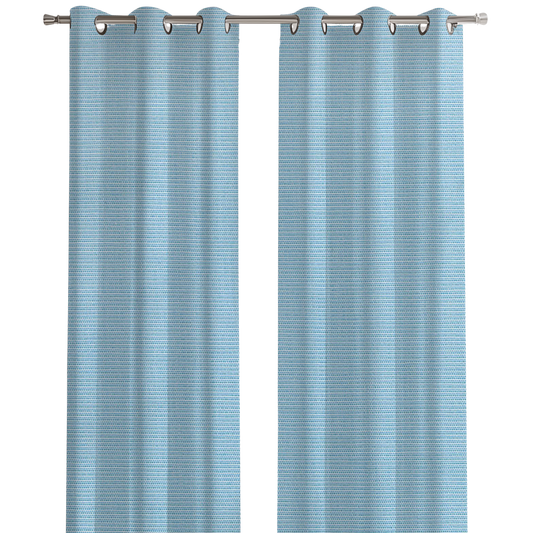 Sunbrella® Outdoor / Indoor Drapery Panel Canvas Air Blue 5410-0000