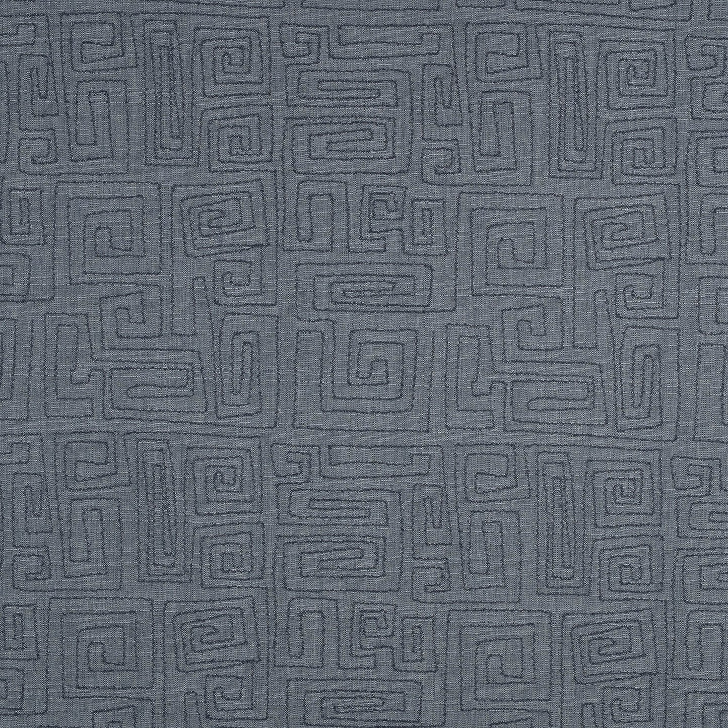 Textured fabric with a geometric pattern on a gray background